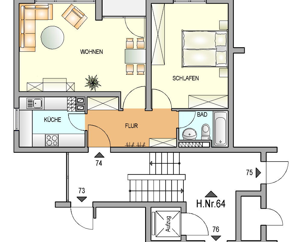Bild zum Angebot: Modern wohnen mit Balkon