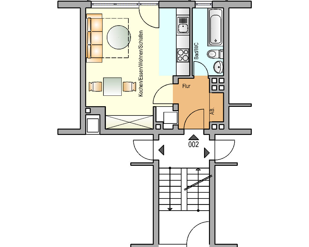Bild zum Angebot: Klein aber fein! Appartement in ruhiger Lage