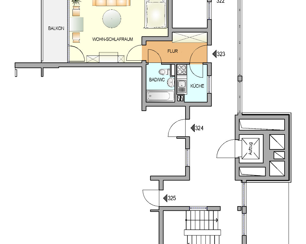 Bild zum Angebot: Perfekte Single-Wohnung