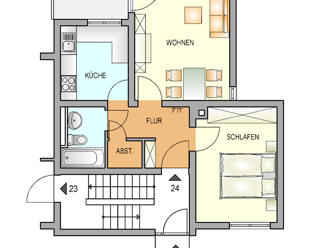 Bild zum Angebot: Die perfekte Wohnung für Alleinstehende