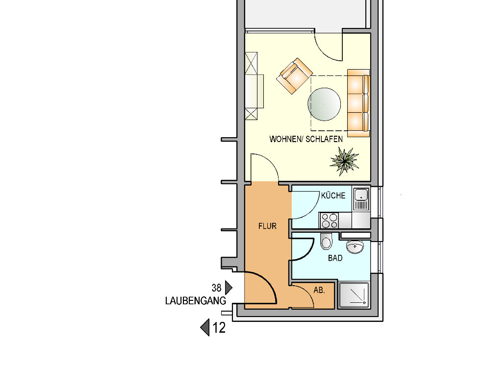Bild zum Angebot: Schickes Apartment mit schöner Aussicht