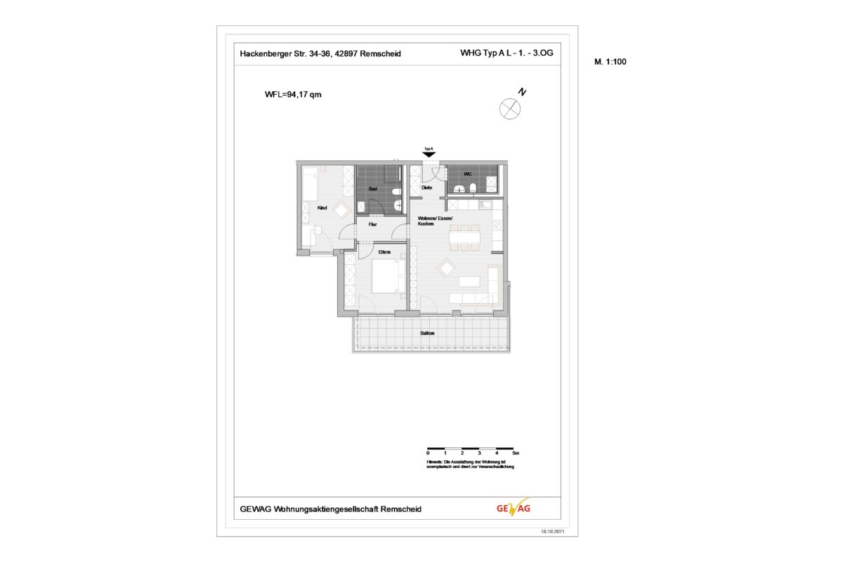 Bild zum Angebot: Tolle Neubauwohnung mit großem Balkon am Hackenberg