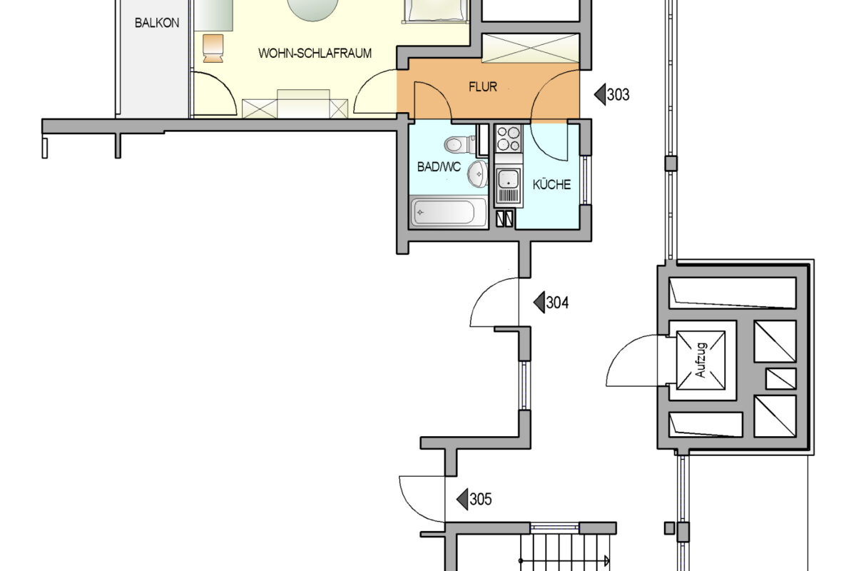 Bild zum Angebot: Tolles Apartment mit Blick ins Grüne
