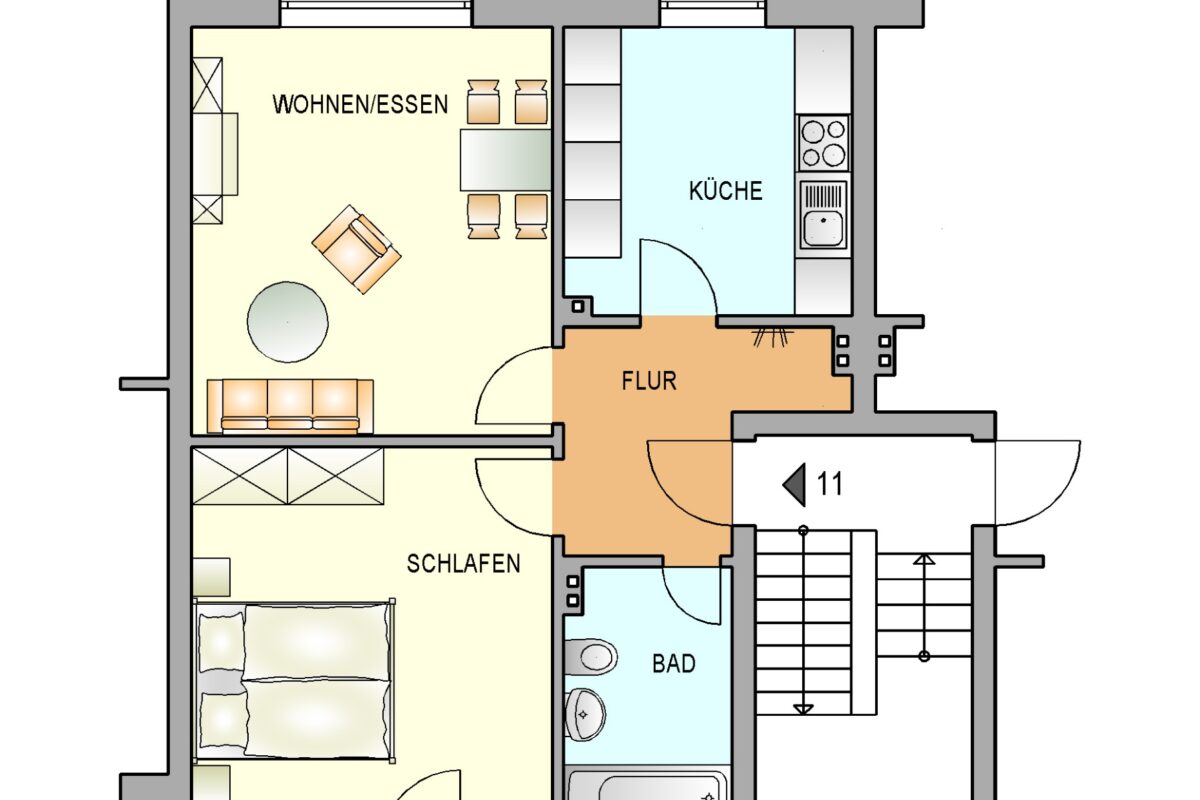 Bild zum Angebot: Tolle Wohnung in zentraler Lage