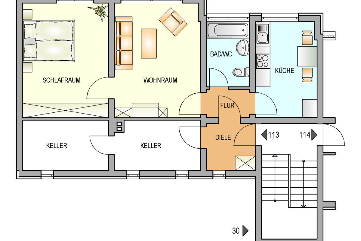 Bild zum Angebot: Perfekte Wohnung in ruhiger Lage