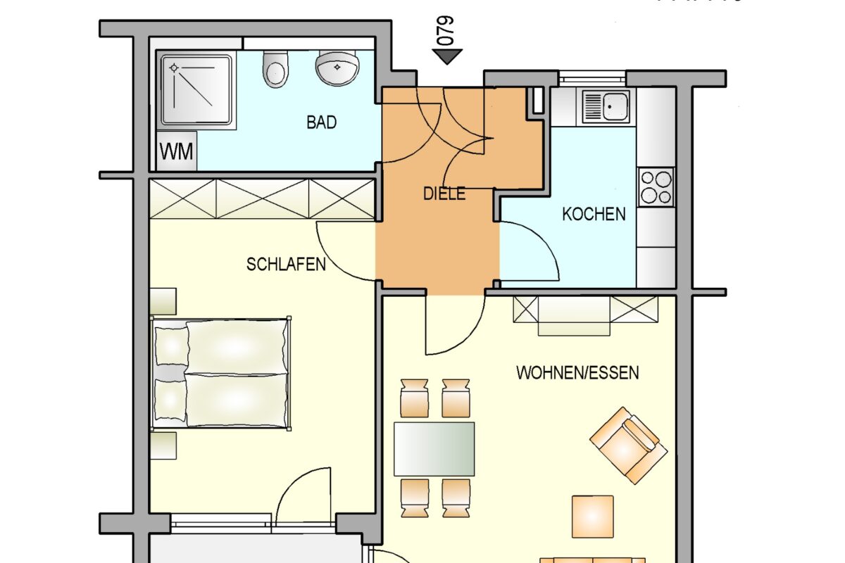 Bild zum Angebot: Tolle Wohnung für Senioren im betreuten Wohnen