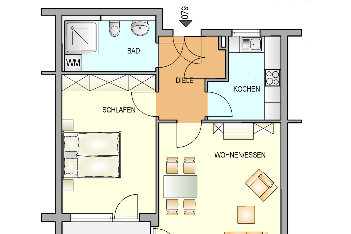 Bild zum Angebot: Tolle Wohnung für Senioren im betreuten Wohnen
