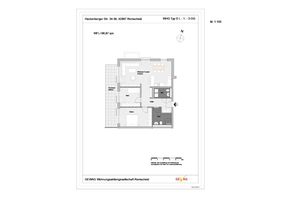 Bild zum Angebot: Glücksgriff – Neubauwohnung mit Südbalkon in Lennep