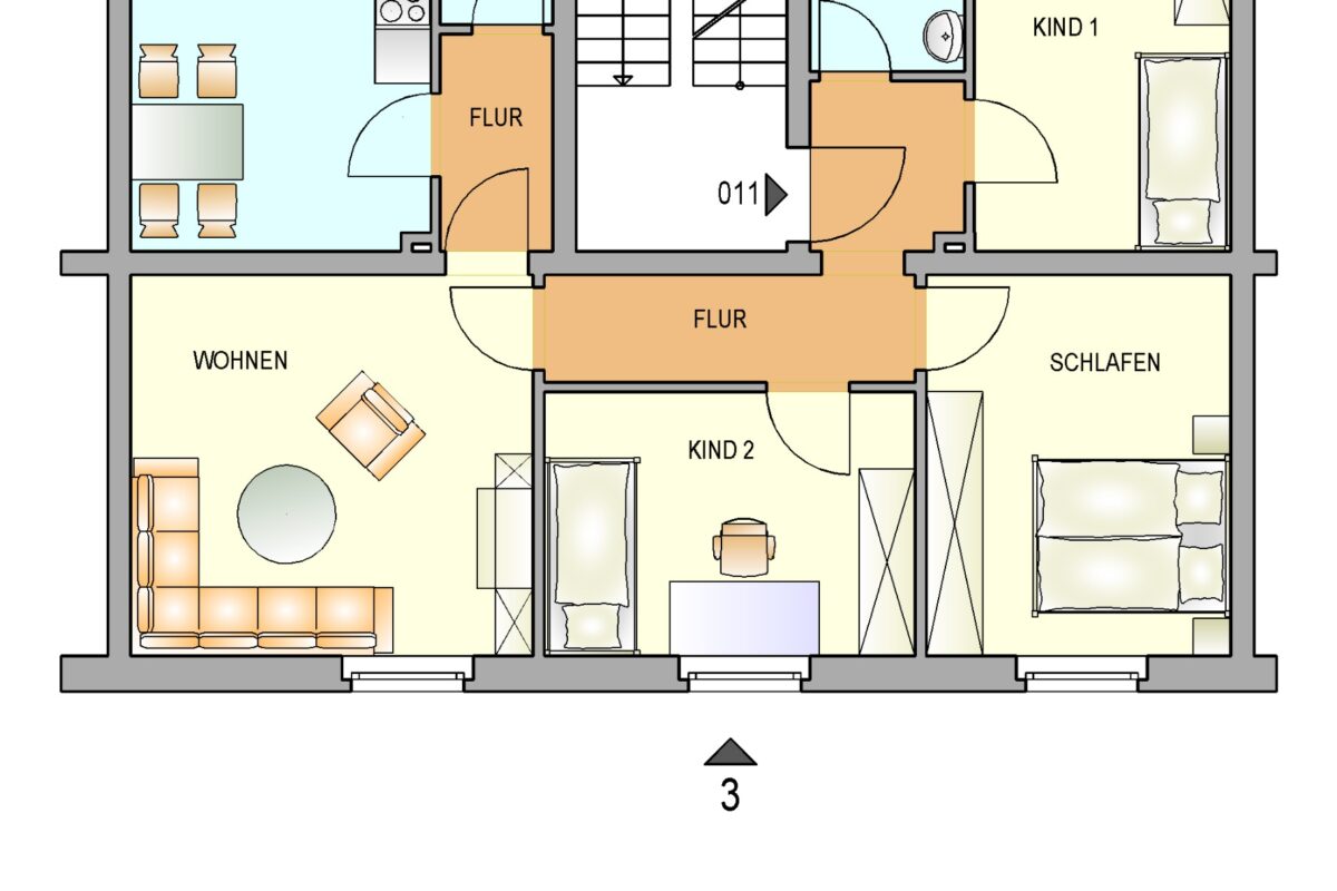 Bild zum Angebot: Familienfreundliche Wohnung am Kremenholl