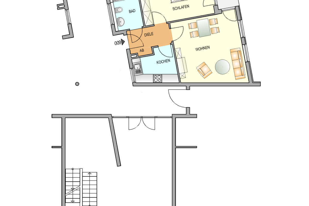 Bild zum Angebot: Tolle Seniorenwohnung in Bismarckhof