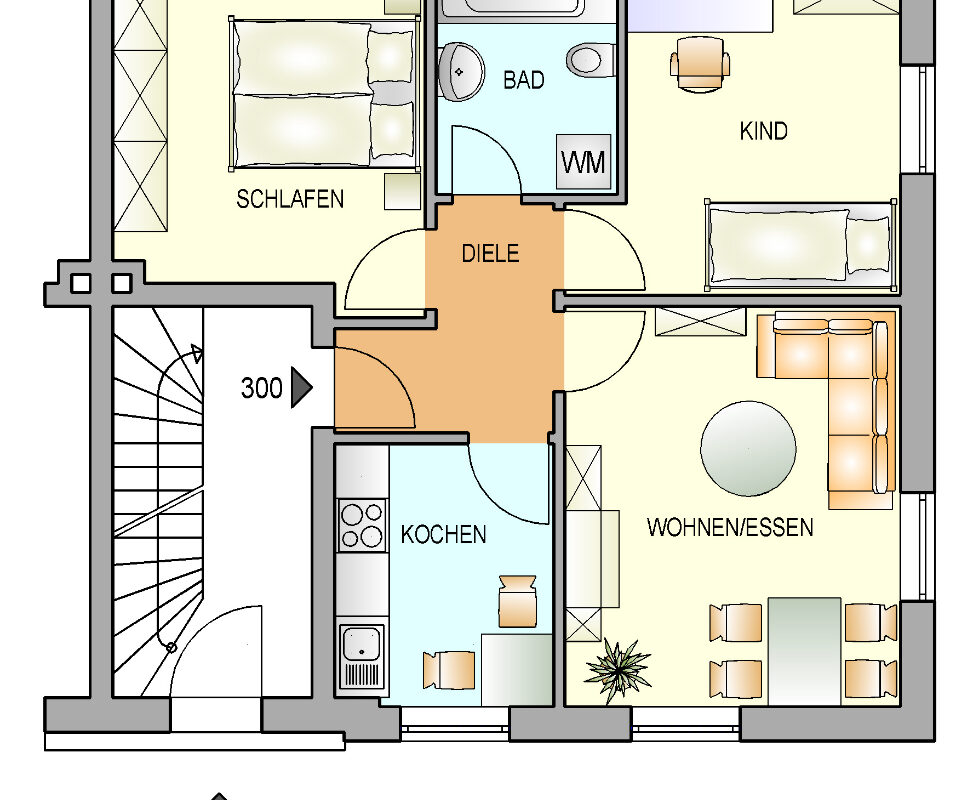 Bild zum Angebot: Harmonisches Zuhause im Erdgeschoss