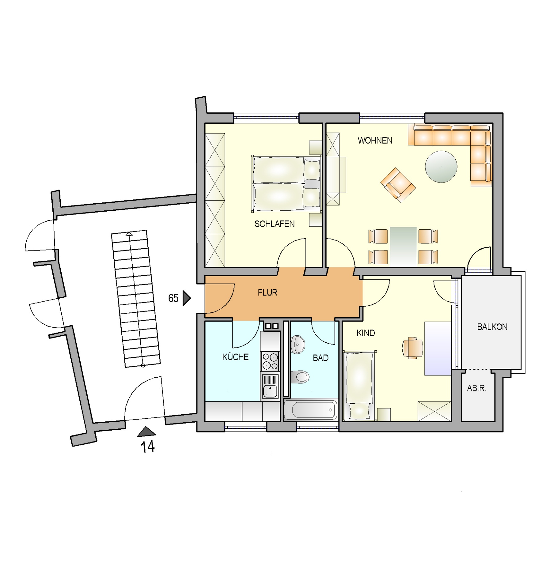 Bild zum Angebot: Charmante und familienfreundliche Wohnung