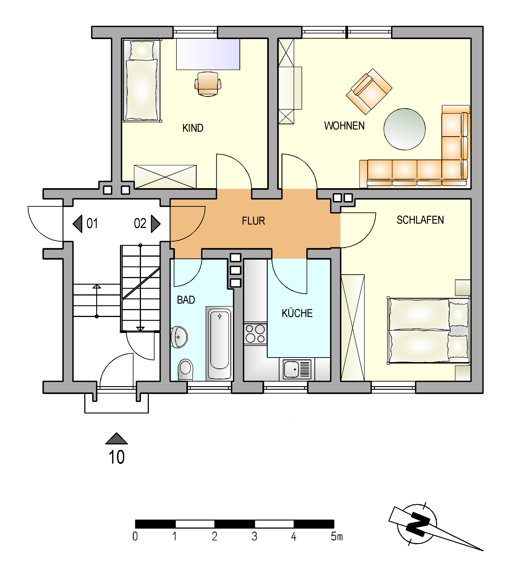 Bild zum Angebot: Gemütliche Erdgeschosswohnung in Burscheid