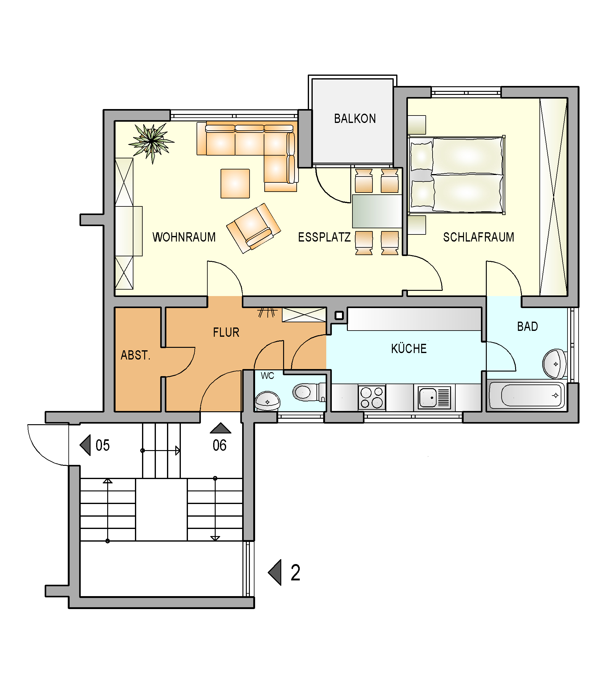 Bild zum Angebot: Hell & modern wohnen am Hasenberg