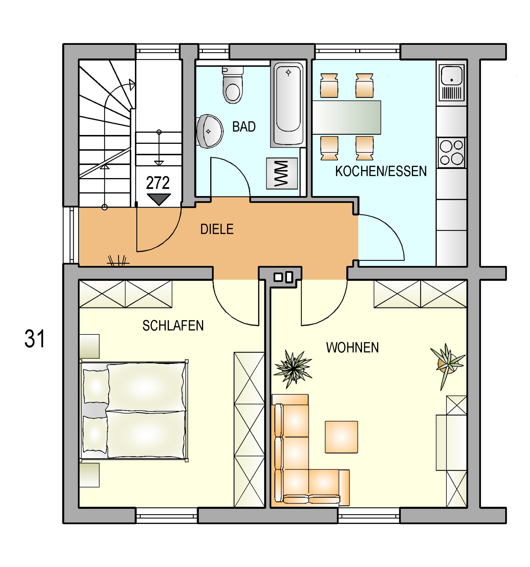 Bild zum Angebot: Ruhiges Wohnen mit der ganzen Familie