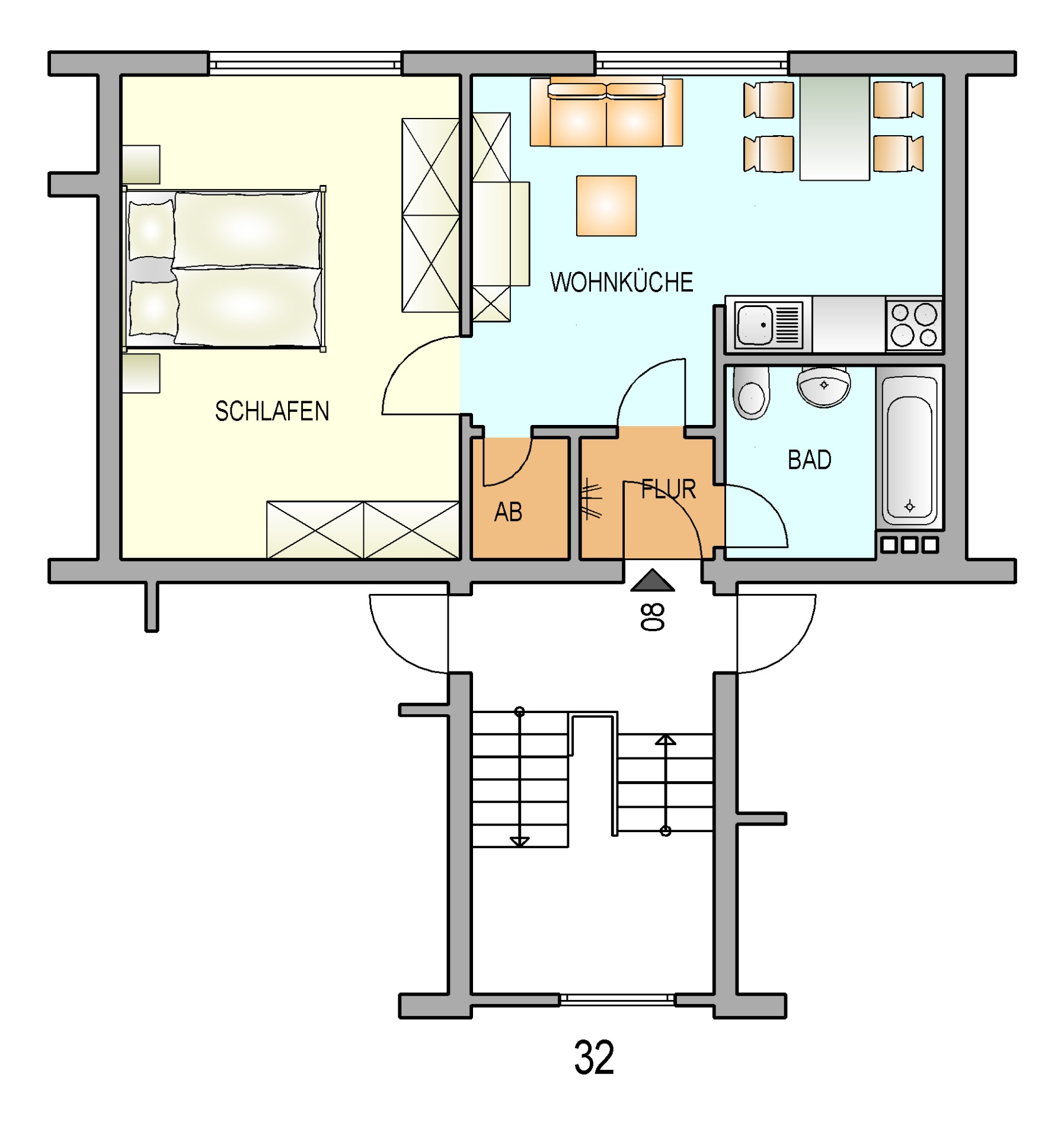 Bild zum Angebot: Gemütliches und modernes Apartment