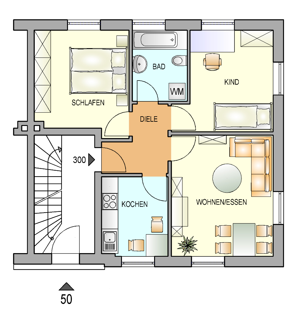 Bild zum Angebot: Harmonisches Zuhause im Erdgeschoss